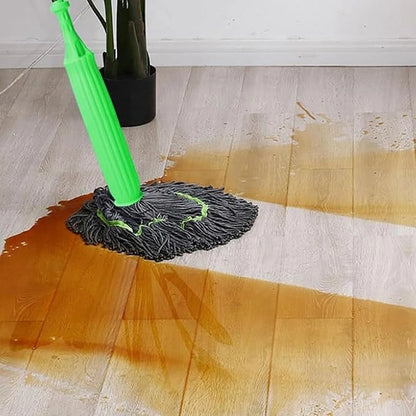 2 in 1 Dehydrated Floor Cleaning Mop | Self-Wringing Floor | 360 Rotatable Adjustable Cleaning Mops